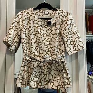 J Crew Animal Print Blazer/Jacket EUC